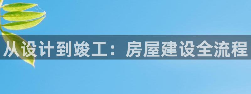 征途国际在线：从设计到竣工：房屋建设全流程